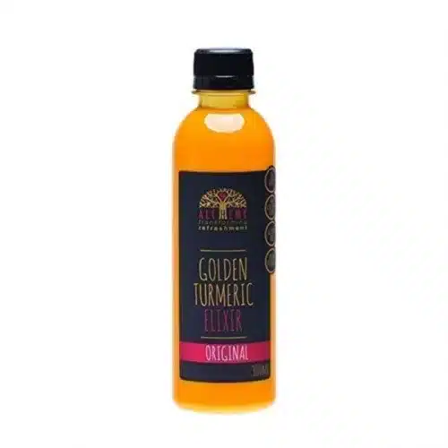 An image of a bottle of Golden Turmeric Elixir Syrup