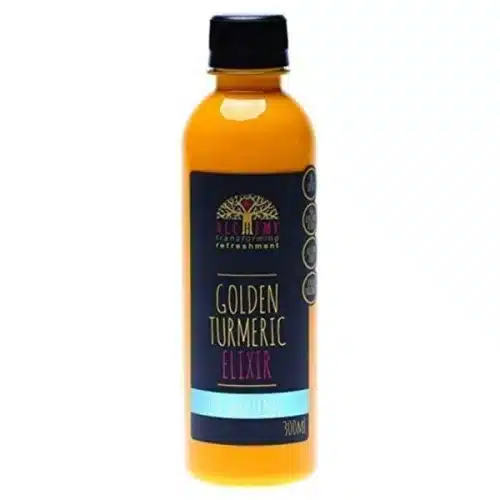 An image of a bottle of Golden Turmeric Elixir Syrup