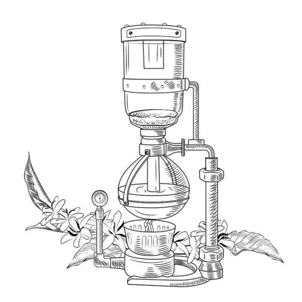 An image of a drawing of a brewer