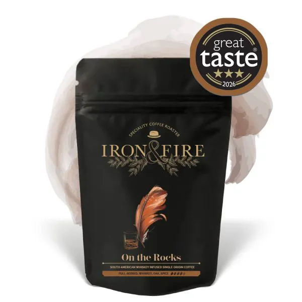 Iron and Fire Coffee bag Whiskey infused
