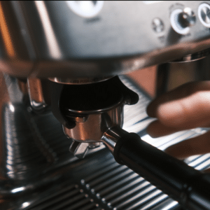 Grinding coffee using the Sage Barista Pro
