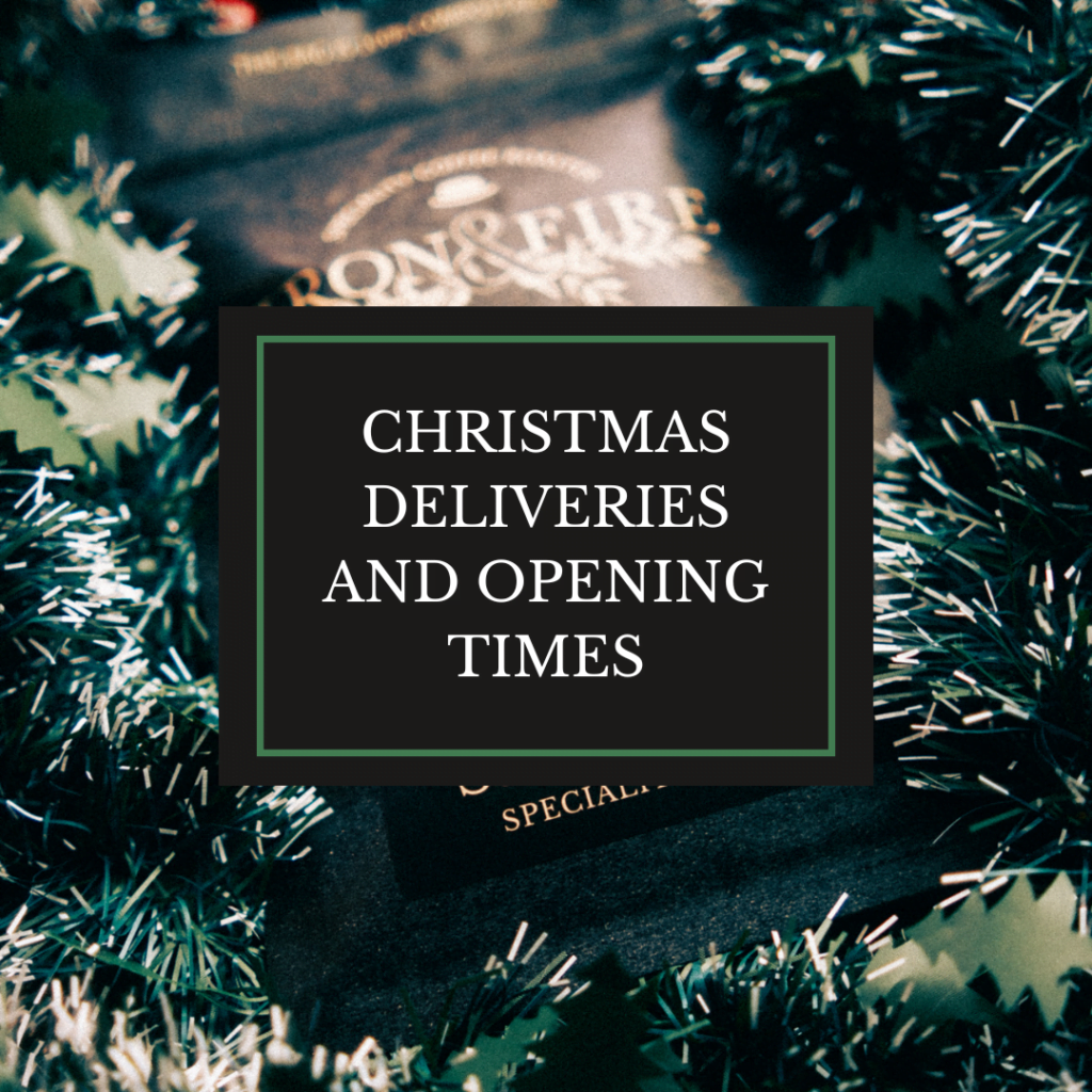 Christmas deliveries and opening times