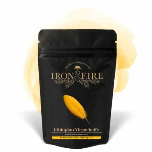 Iron and Fire Coffee bag ethiopian yirgacheffe